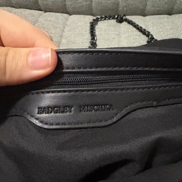 Badgley Mischka Quilted Crossbody Bag in Black - Picture 7 of 11